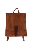 Zen Collection Flap Over Backpack, Brown