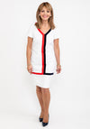 Badoo Tunic Style Pencil Dress, White Multi