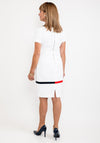 Badoo Tunic Style Pencil Dress, White Multi
