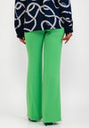 Badoo Wide Leg Trousers, Lime Green