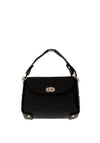Zen Collection Mini Studded Satchel Bag, Black