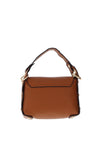 Zen Collection Mini Studded Satchel Bag, Brown