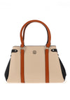 Zen Collection Block Colourway Satchel Bag, Cream Multi