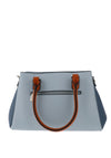 Zen Collection Block Colourway Satchel Bag, Blue Multi