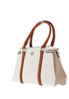 Zen Collection Block Colourway Satchel Bag, White Multi