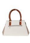 Zen Collection Block Colourway Satchel Bag, White Multi