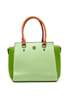 Zen Collection Block Colourway Satchel Bag, Green