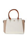 Zen Collection Block Colourway Satchel Bag, White Multi