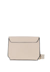 Zen Collection Small Flap Over Crossbody Bag, Cream