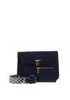 Zen Collection Small Flap Over Crossbody Bag, Navy