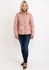 Barbara Lebek Optic Down Reversible Short Jacket, Rust Multi