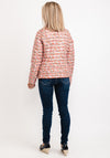Barbara Lebek Optic Down Reversible Short Jacket, Rust Multi