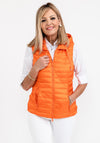 Barbara Lebek Down Free Quilted Gilet, Orange