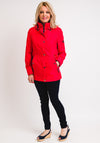 Barbara Lebek Waterproof Panel Rain Jacket, Red