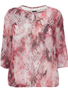 Barbara Lebek Abstract Print Tunic Top, Pink