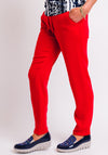 Barbara Lebek Straight Leg Trousers, Red