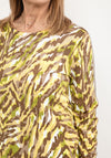 Barbara Lebek Camouflage Print Sweater, Green