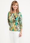Barbara Lebek Multi Print T-Shirt, Green
