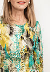 Barbara Lebek Multi Print T-Shirt, Green