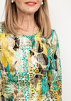 Barbara Lebek Multi Print T-Shirt, Green