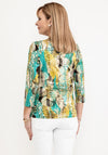 Barbara Lebek Multi Print T-Shirt, Green