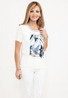 Barbara Lebek Graphic Print T-Shirt, White Multi