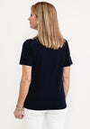 Barbara Lebek Tunic Stripe T-Shirt, Navy