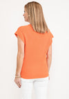 Barbara Lebek V Neck Knit Vest, Orange