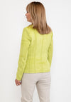 Barbara Lebek Suede Biker Jacket, Green