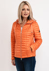 Barbara Lebek Optic Down Quilted Short Jacket, Orange