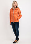 Barbara Lebek Optic Down Quilted Short Jacket, Orange