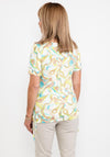 Barbara Lebek Swirl Print T-Shirt, Green Multi