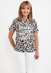 Barbara Lebek Abstract Animal Print T-Shirt, Multi