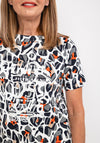 Barbara Lebek Abstract Animal Print T-Shirt, Multi