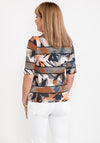 Barbara Lebek Panel Print Polo Shirt, Multi