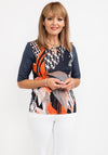 Barbara Lebek Print Torso T-Shirt, Charcoal Multi