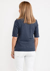 Barbara Lebek Print Torso T-Shirt, Charcoal Multi