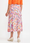 Barbara Lebek Paisley Print Jersey Skirt, Multi