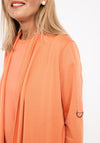 Barbara Lebek Short Jersey Cardigan, Orange