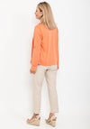 Barbara Lebek Short Jersey Cardigan, Orange