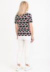 Barbara Lebek Printed Top, Red & Black