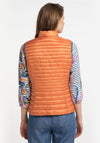 Barbara Lebek Reversible Short Gilet, Orange & Blue