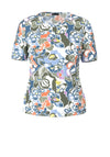 Barbara Lebek Floral Round Neck T-Shirt, Multi