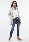 Barbour Womens Campion Zipped Rain Jacket, Oyster