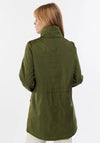 Barbour Womens Campion Zipped Rain Jacket, Dark Moss