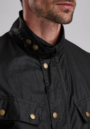 Barbour International Duke Wax Jacket, Green