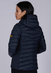 Barbour International Womens Grid Quilted Jacket, Navy