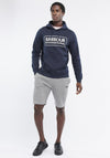 Barbour International Pop Over Hoodie, Navy