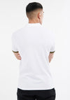 Barbour International Legacy Tipped Polo Shirt, White