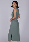 Barbour International Womens Qualify Midi Dress, Army Green